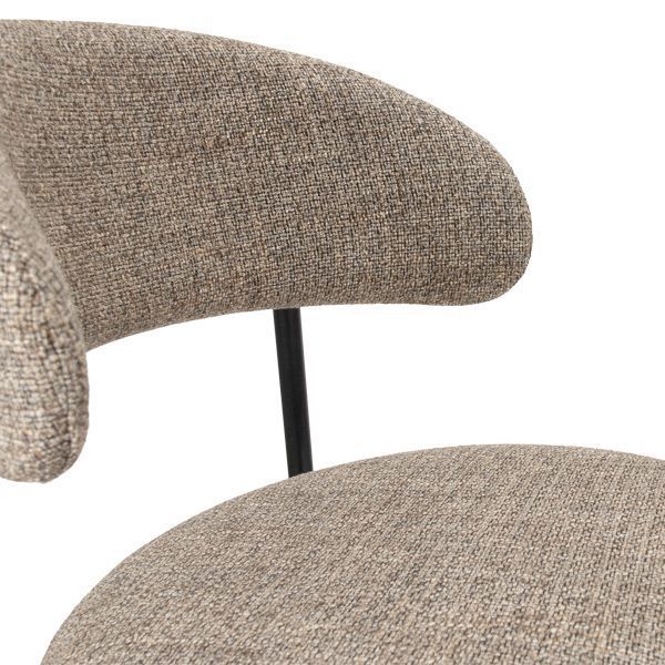 Silla estructura metálica con asiento y respaldo tapizado para hostelería Silla estructura metálica con asiento y respaldo tapizado para hostelería