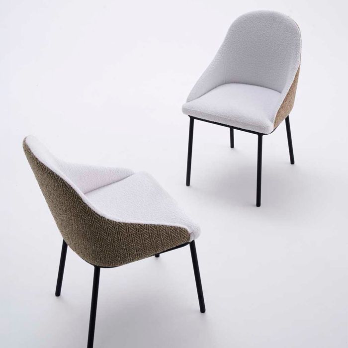 Silla Doris estructura metalica y asiento tapizado para hosteleria Magari Design Silla Doris estructura metalica y asiento tapizado para hosteleria Magari Design