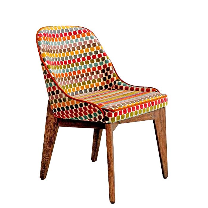 Silla Romeo tapizada estructura en madera de haya para hosteleria Magari Design Silla Romeo tapizada estructura en madera de haya para hosteleria Magari Design