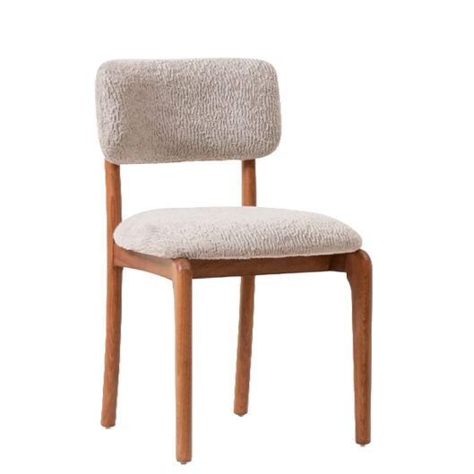 Silla tapizada Vionna en madera de haya para hostelería Magari Design