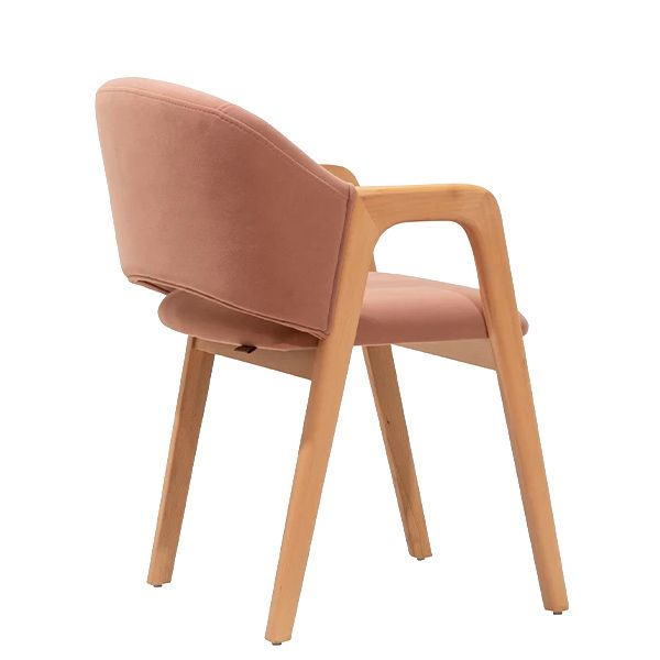 Sillón tapizado Tania en madera de haya para hostelería Magari Design Sillón tapizado Tania en madera de haya para hostelería Magari Design