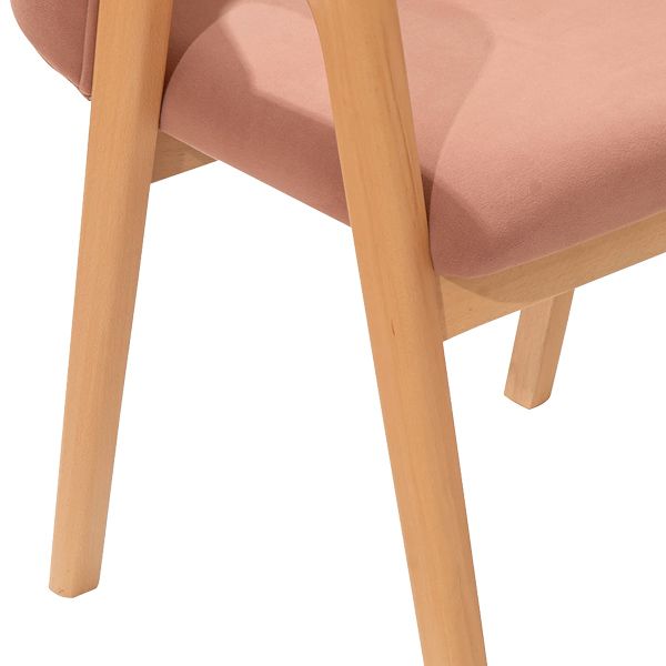 Sillón tapizado Tania en madera de haya para hostelería Magari Design Sillón tapizado Tania en madera de haya para hostelería Magari Design